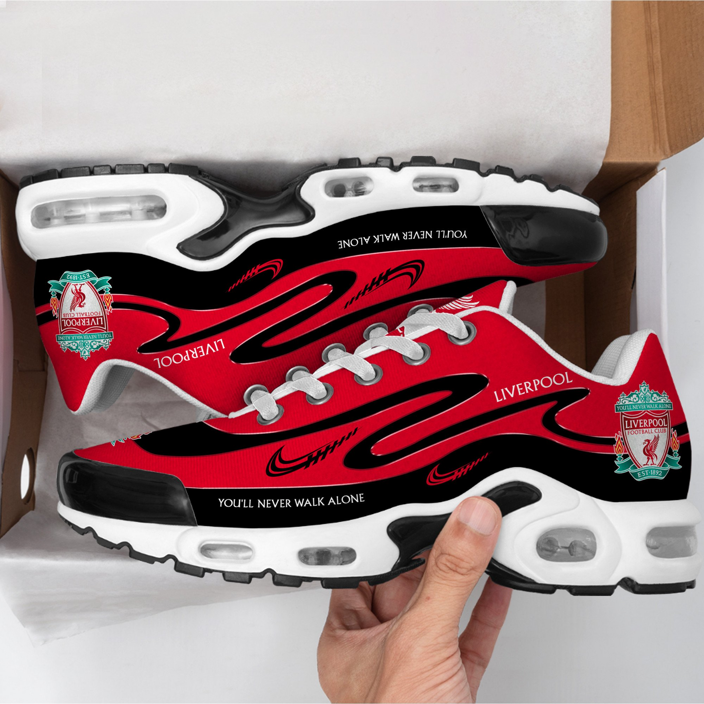 Liverpool FC Champions Premier League 2025 V5 Air Max Shoes Plus DDTTTV