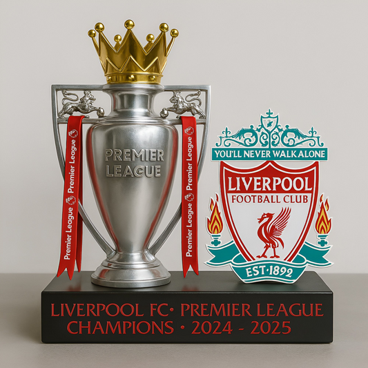 Liverpool FC Champions Premier League 2025 V5 Premium Acrylic Plaque DDTTTV