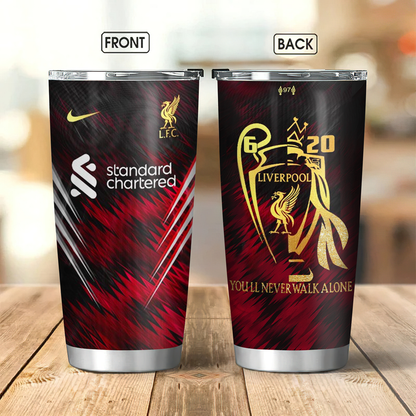 Liverpool FC Champions Premier League 20th 2025 Tumbler DDTTTV