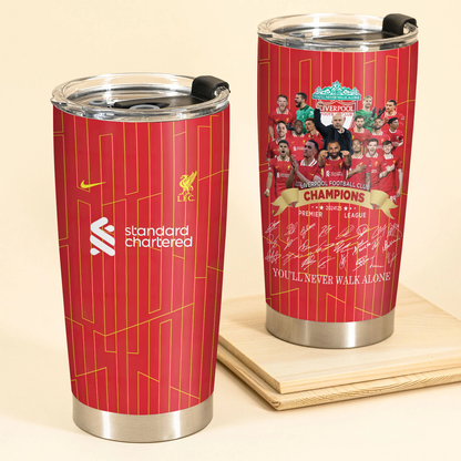 Liverpool FC Champions Premier League 20th 2025 Tumbler V6 DDTTTV