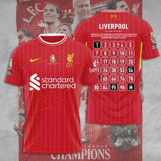 Liverpool FC Champions Premier League 3D Shirt V18 NDD