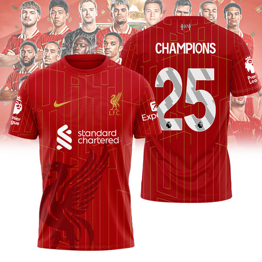 Liverpool FC Champions Premier League 3D Shirt V30 NDD