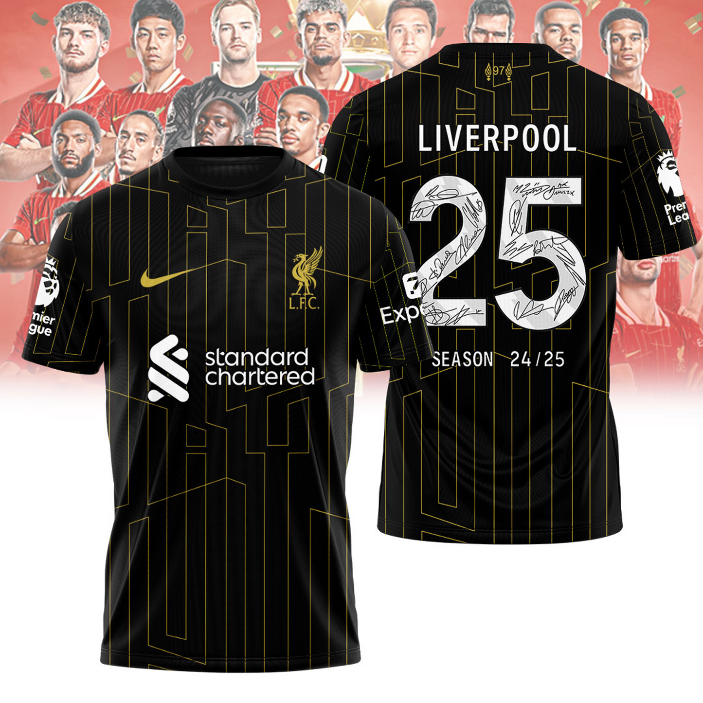 Liverpool FC Champions Premier League 3D Shirt V30 NDD