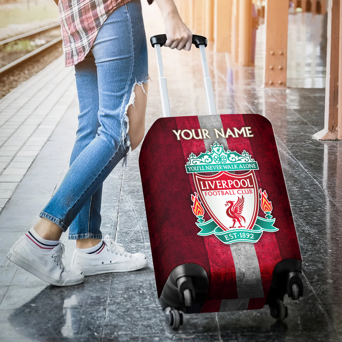 Liverpool FC Luggage Cover NDD