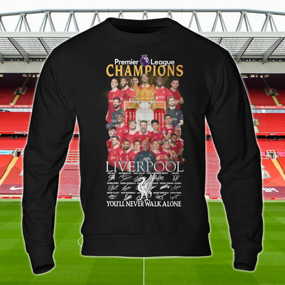 Liverpool FC Premier League Champions 2025 V10 Shirt DDTCTND
