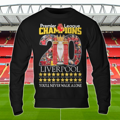 Liverpool FC Premier League Champions 2025 V11 Shirt DDTCTND