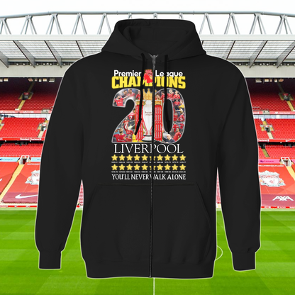 Liverpool FC Premier League Champions 2025 V11 Shirt DDTCTND