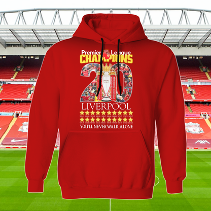 Liverpool FC Premier League Champions 2025 V11 Shirt DDTCTND