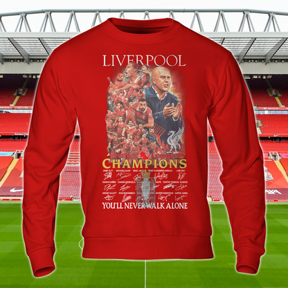 Liverpool FC Premier League Champions 2025 V12 Shirt DDTCTND