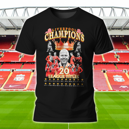 Liverpool FC Premier League Champions 2025 V13 Shirt DDTTTV