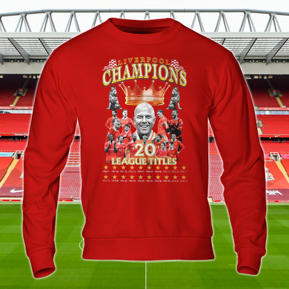 Liverpool FC Premier League Champions 2025 V13 Shirt DDTTTV