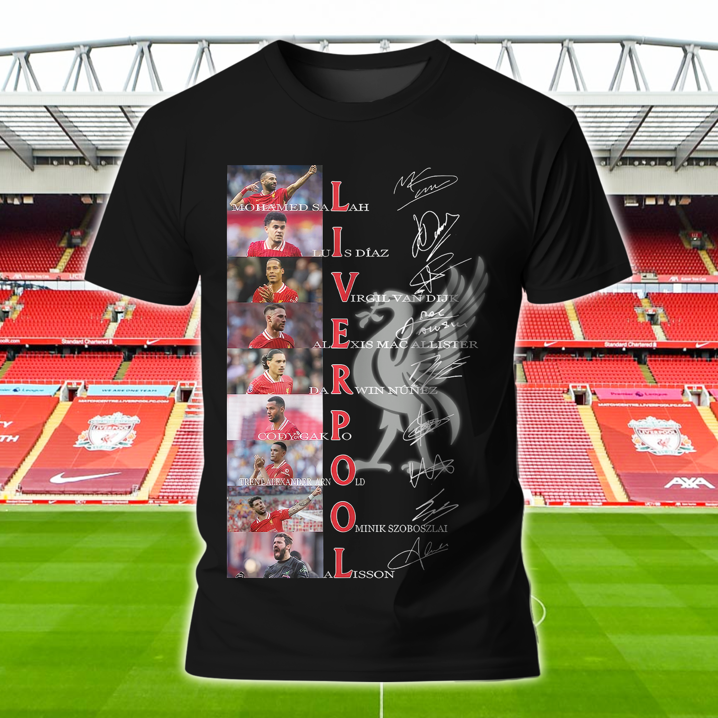 Liverpool FC Premier League Champions 2025 V14 Shirt DDTCTND