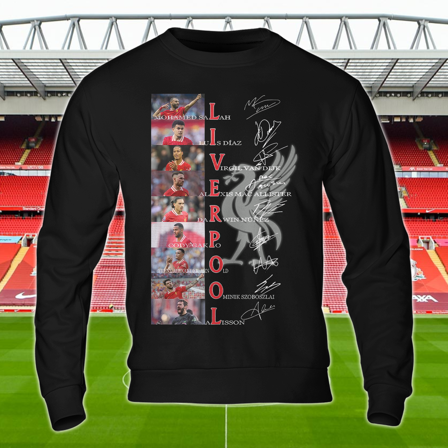 Liverpool FC Premier League Champions 2025 V14 Shirt DDTCTND