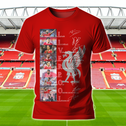 Liverpool FC Premier League Champions 2025 V14 Shirt DDTCTND