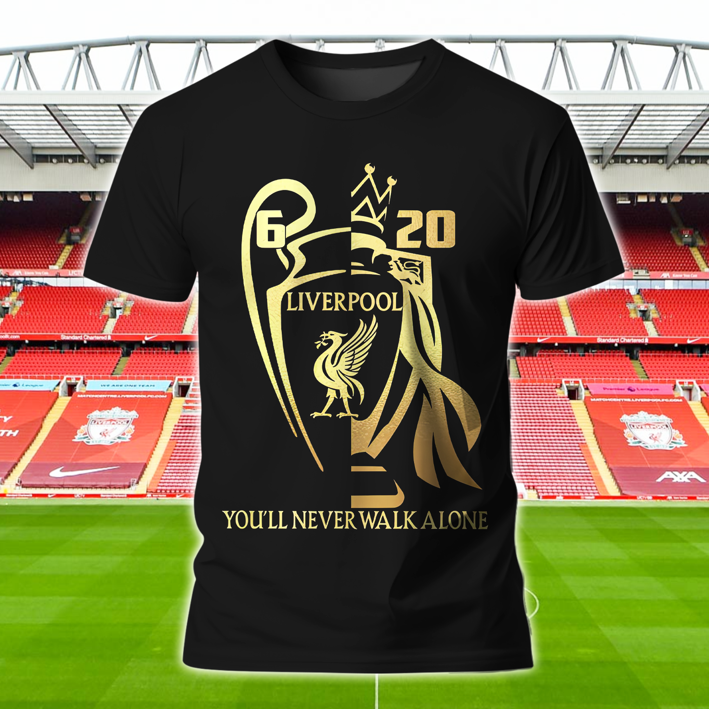 Liverpool FC Premier League Champions 2025 V15 Shirt DDTCTND