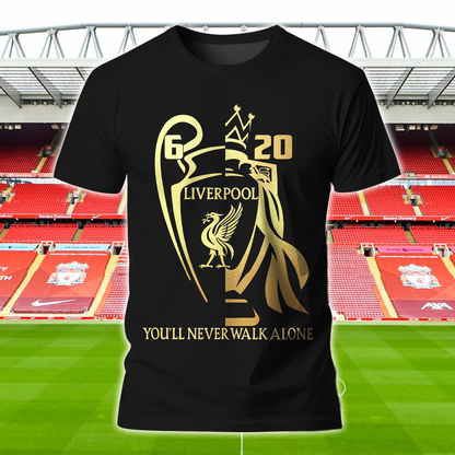 Liverpool FC Premier League Champions 2025 V15 Shirt DDTCTND