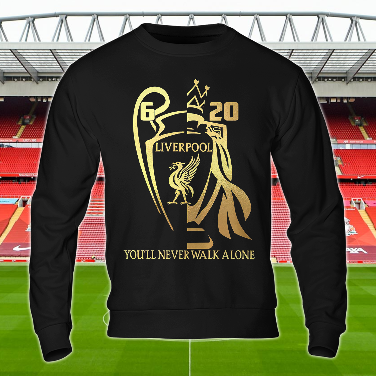 Liverpool FC Premier League Champions 2025 V15 Shirt DDTCTND