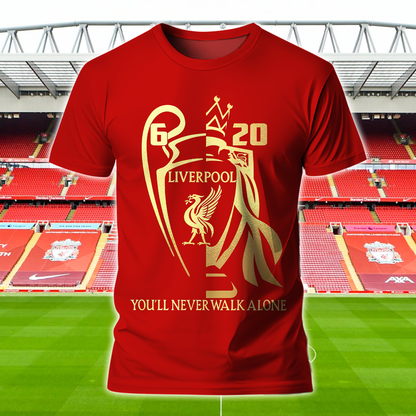 Liverpool FC Premier League Champions 2025 V15 Shirt DDTCTND