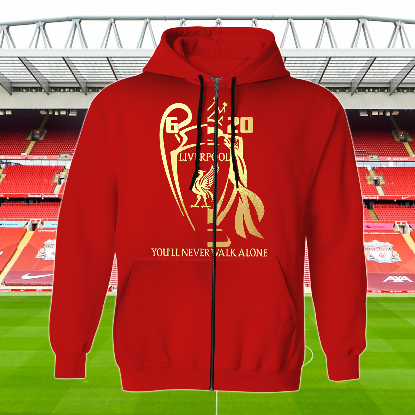 Liverpool FC Premier League Champions 2025 V15 Shirt DDTCTND