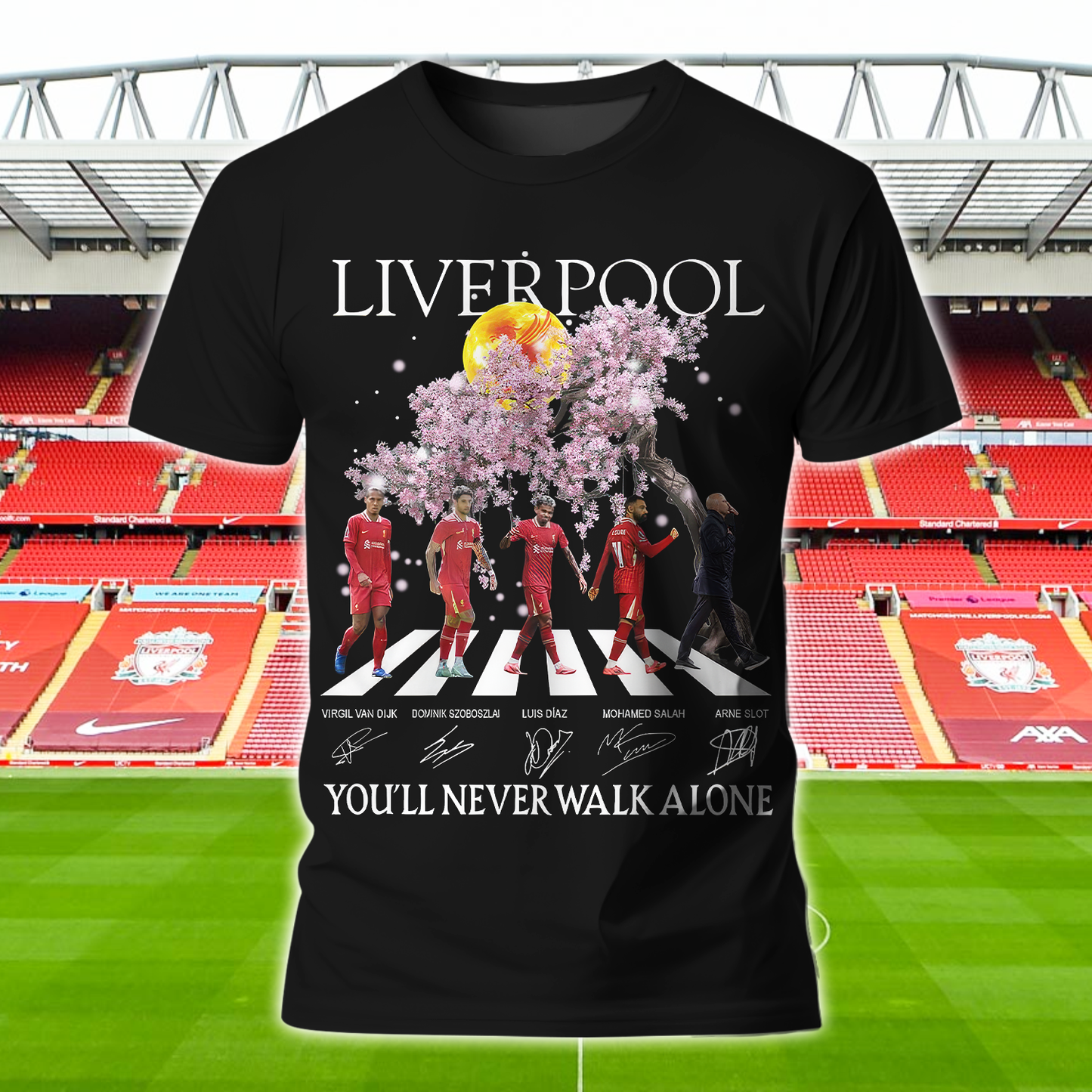 Liverpool FC Premier League Champions 2025 V16 Shirt DDTCTND