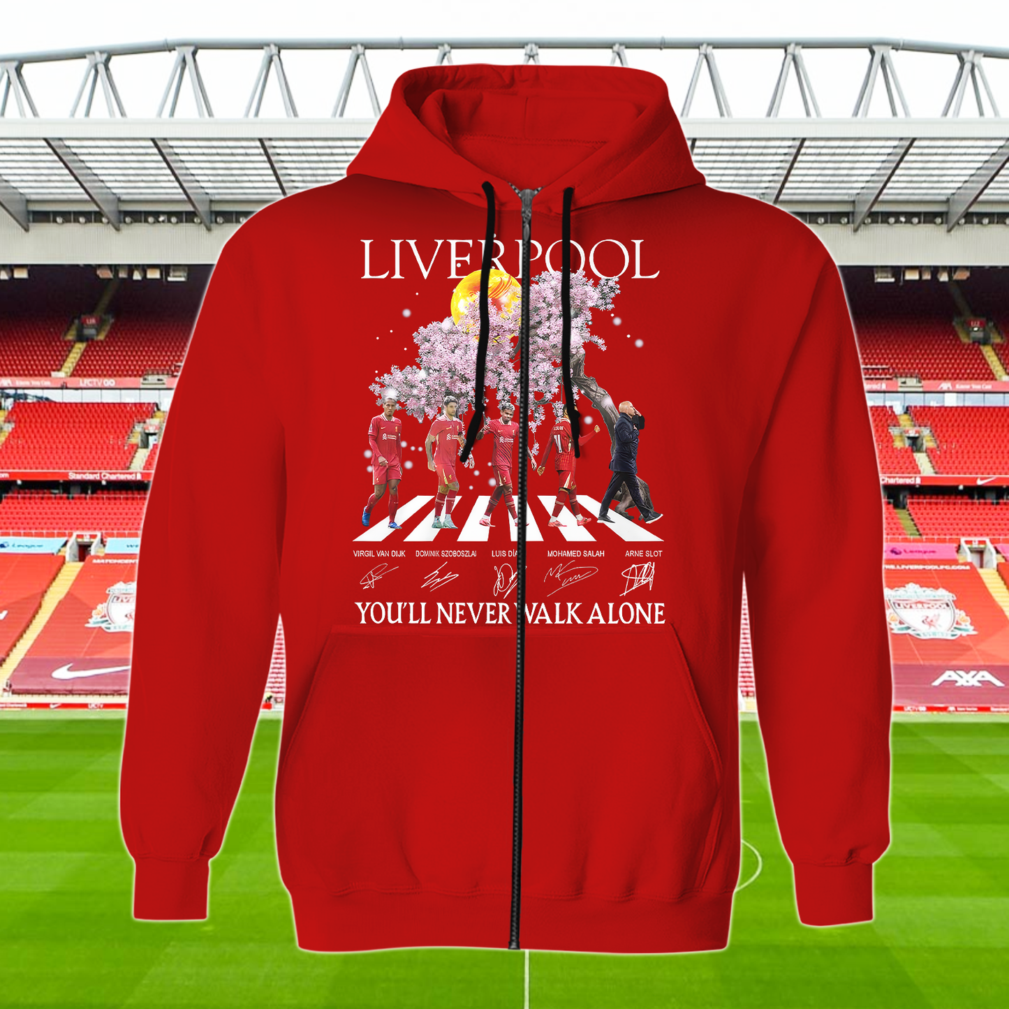 Liverpool FC Premier League Champions 2025 V16 Shirt DDTCTND