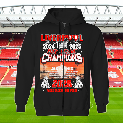 Liverpool FC Premier League Champions 2025 V2 Shirt DDTCTND