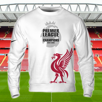 Liverpool FC Premier League Champions 2025 V3 Shirt DDTTTV