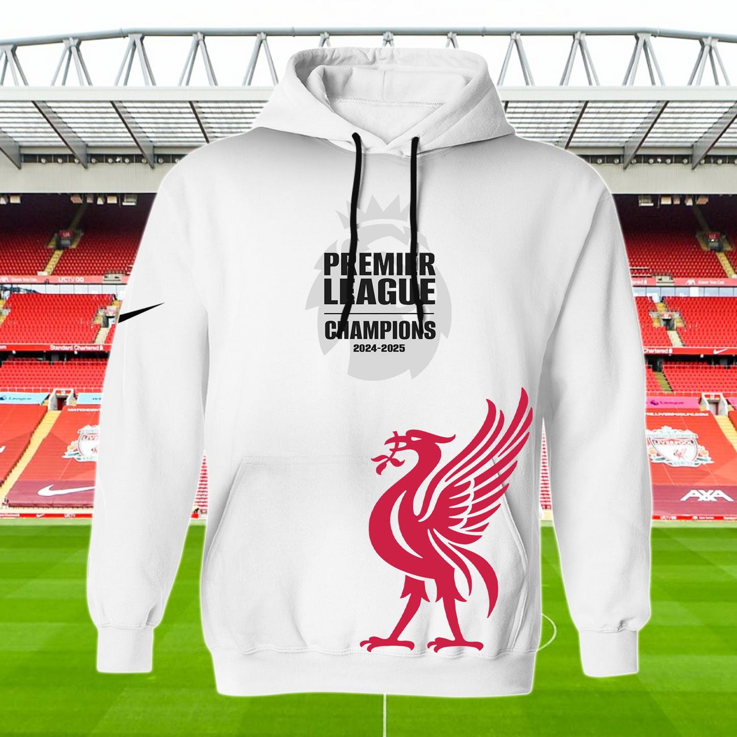 Liverpool FC Premier League Champions 2025 V3 Shirt DDTTTV