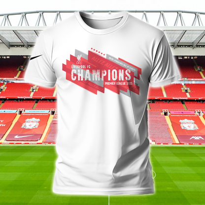 Liverpool FC Premier League Champions 2025 V5 Shirt DDTTTV