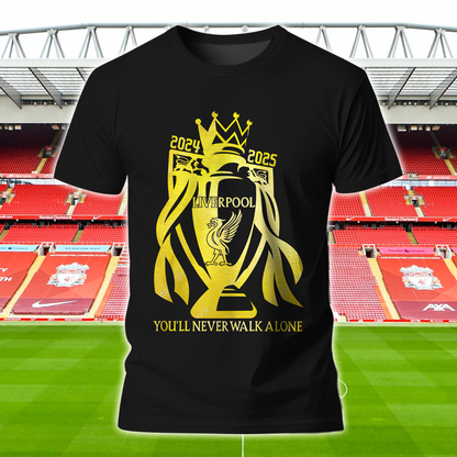 Liverpool FC Premier League Champions 2025 V7 Shirt DDTCTND