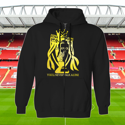 Liverpool FC Premier League Champions 2025 V7 Shirt DDTCTND