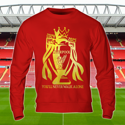 Liverpool FC Premier League Champions 2025 V7 Shirt DDTCTND