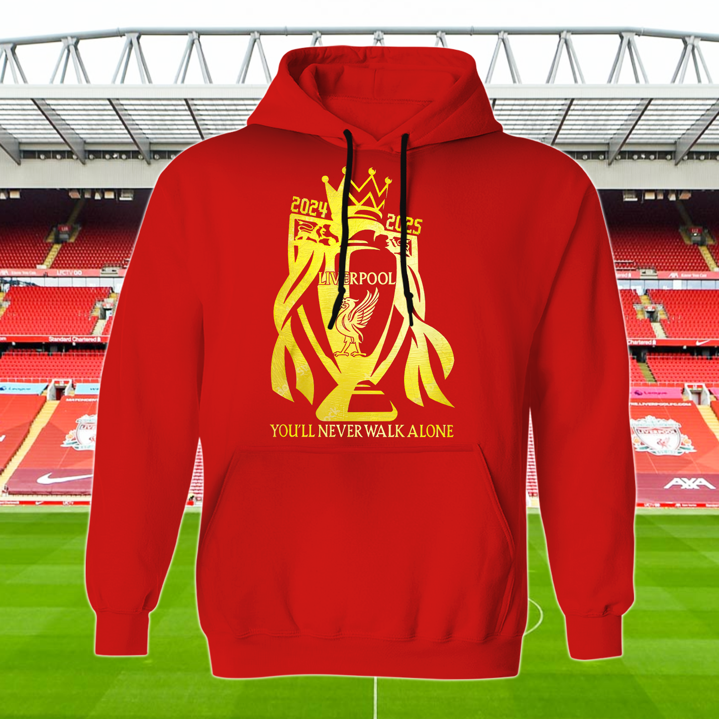 Liverpool FC Premier League Champions 2025 V7 Shirt DDTCTND