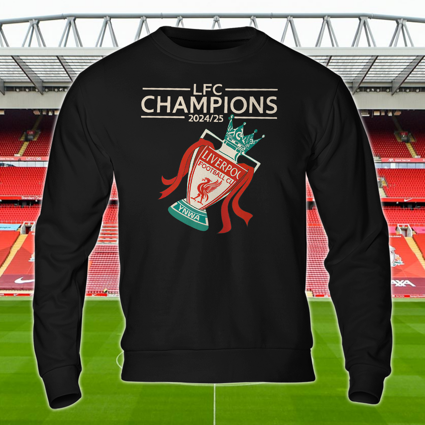 Liverpool FC Premier League Champions 2025 V8 Shirt DDTTTV