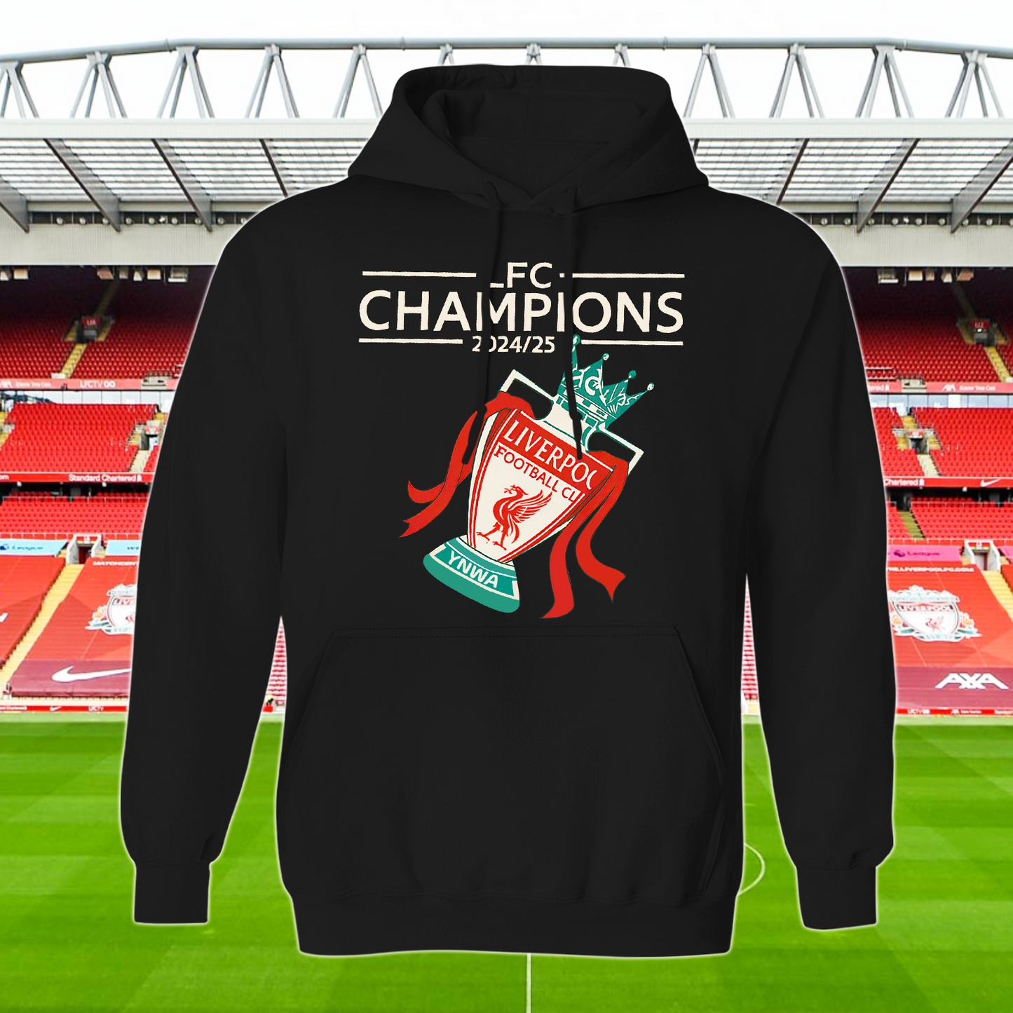 Liverpool FC Premier League Champions 2025 V8 Shirt DDTTTV