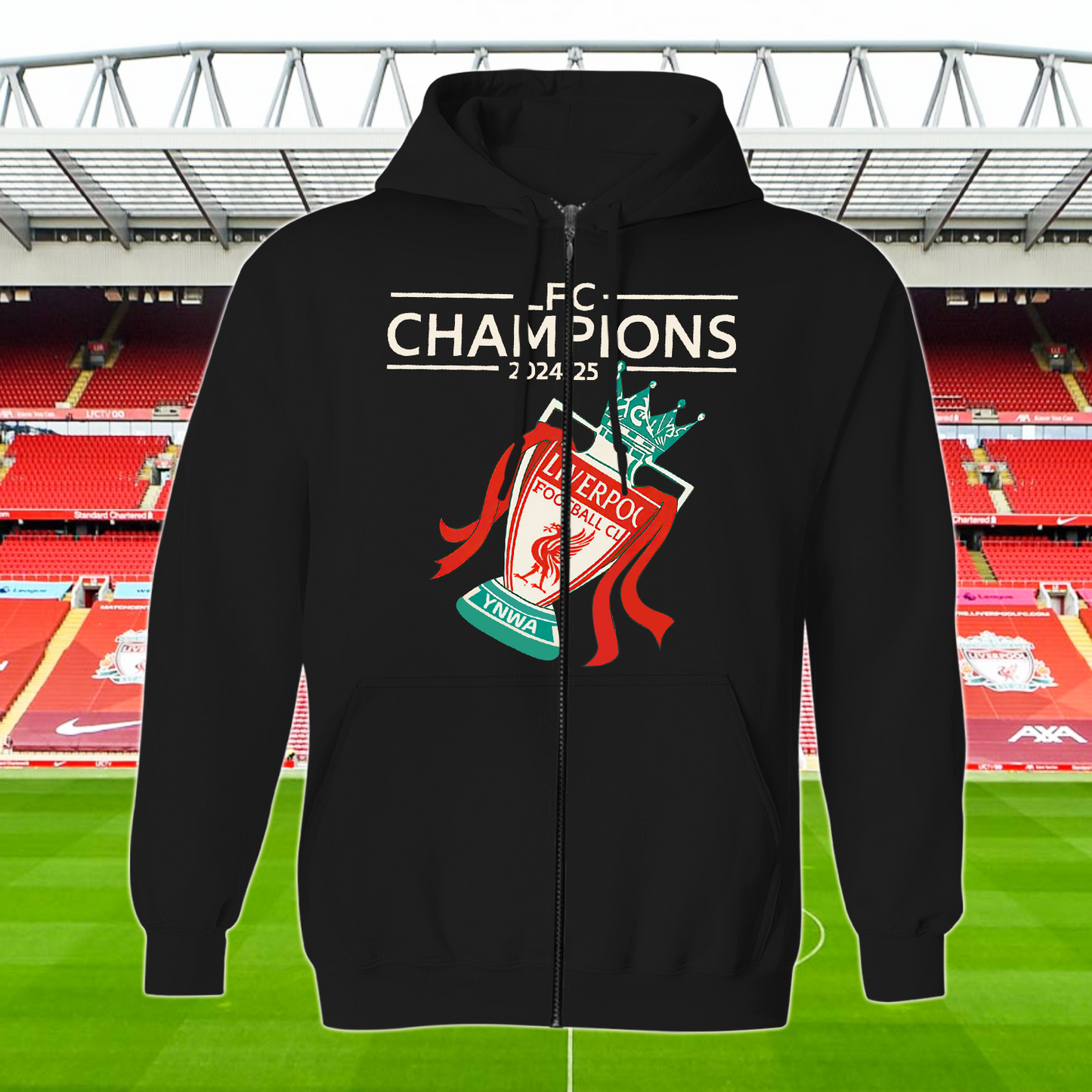 Liverpool FC Premier League Champions 2025 V8 Shirt DDTTTV