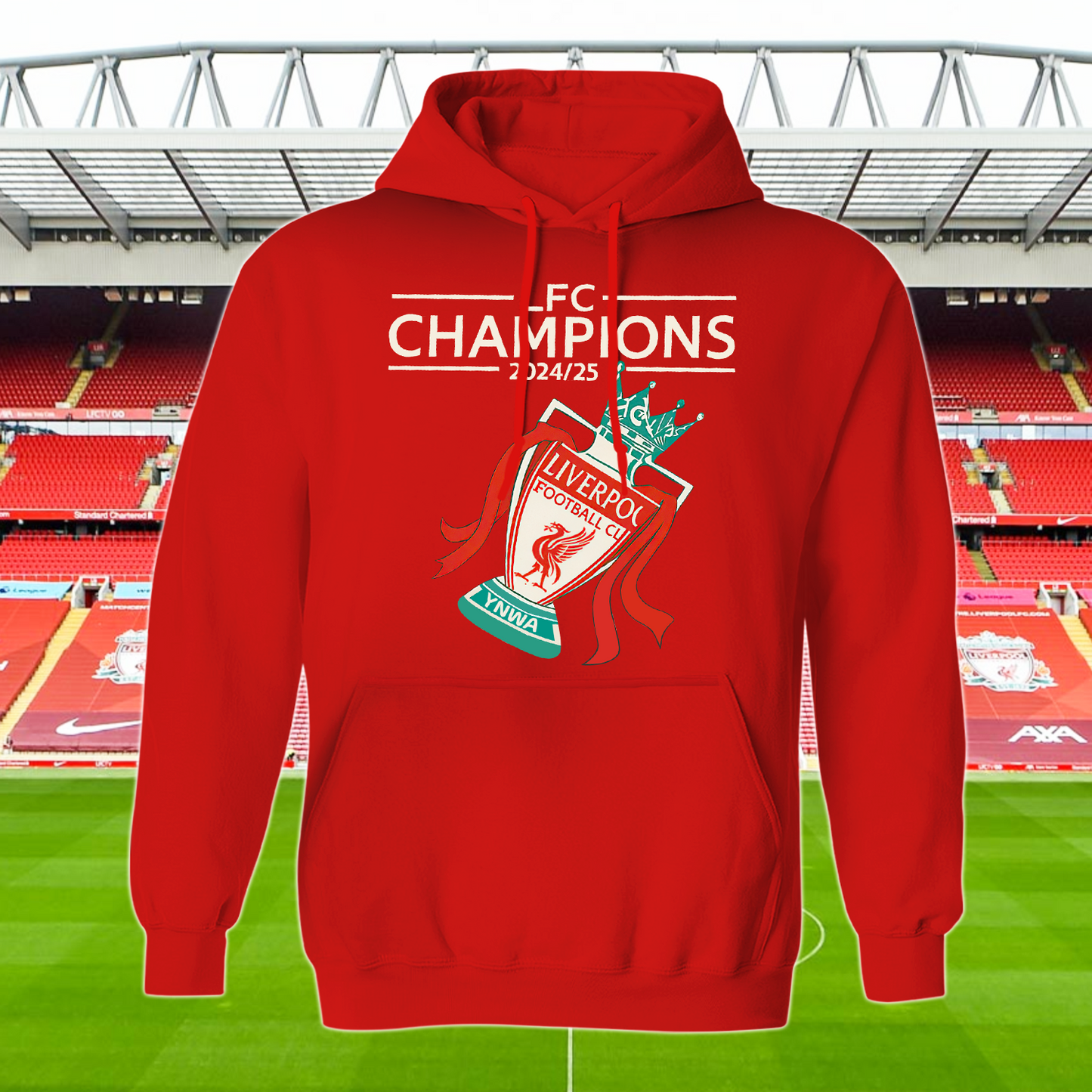 Liverpool FC Premier League Champions 2025 V8 Shirt DDTTTV