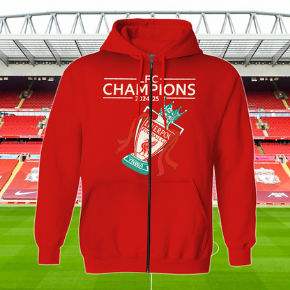 Liverpool FC Premier League Champions 2025 V8 Shirt DDTTTV