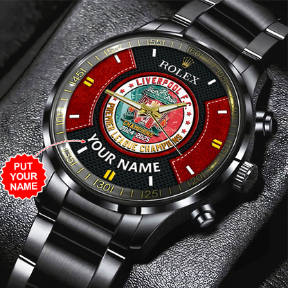 Liverpool FC x Rolex Black Stainless Steel Watch NDD