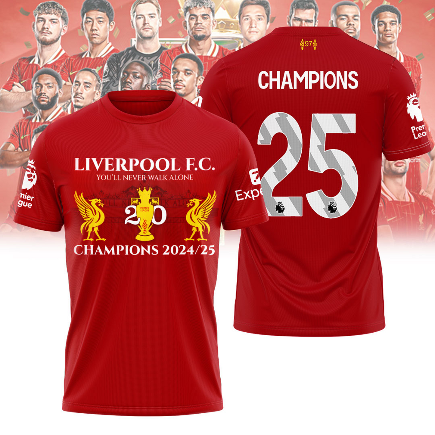 Liverpool Premier League Champions 2024-25 Season V9 NDD