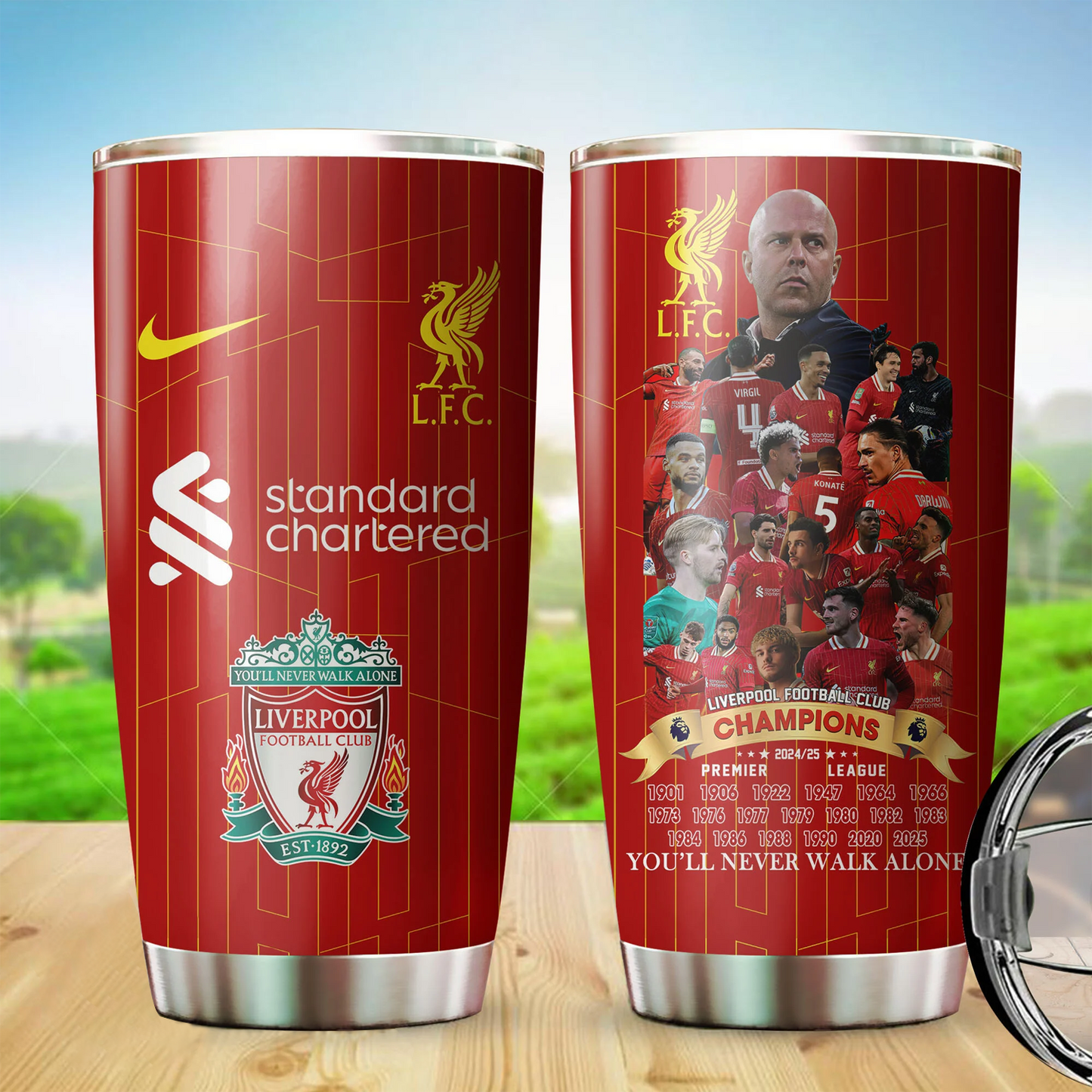 Liverpool F.C Premier League Champions Tumbler 2025 NDD