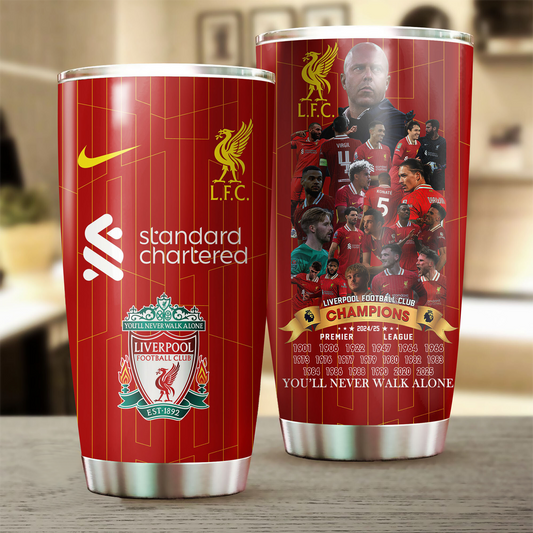 Liverpool F.C Premier League Champions Tumbler 2025 NDD