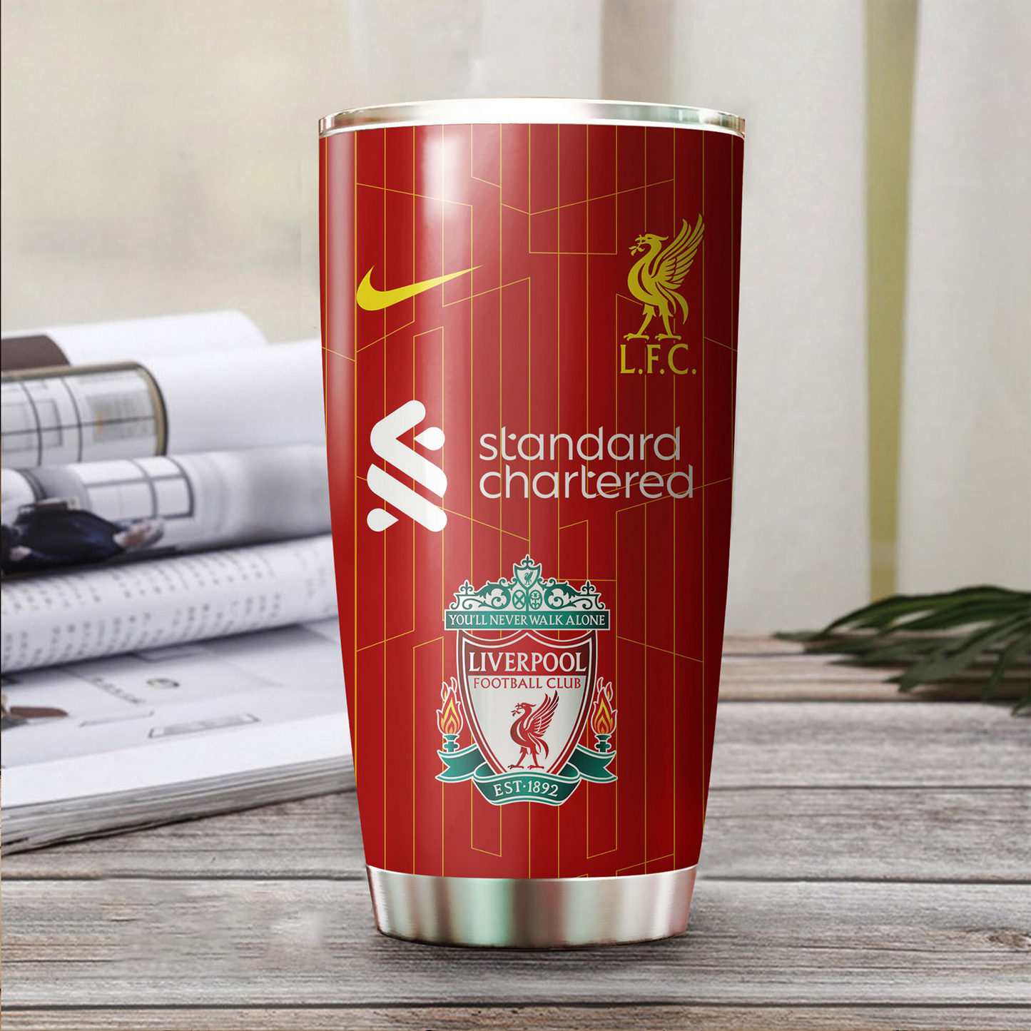 Liverpool F.C Premier League Champions Tumbler 2025 2604 NDD