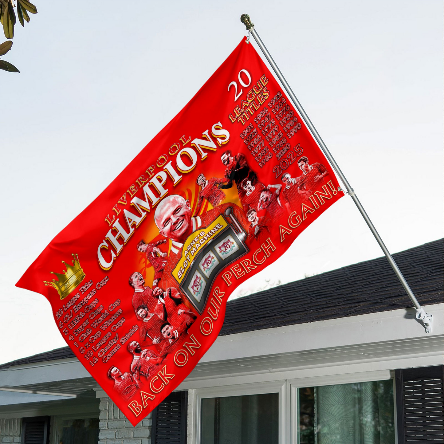 Liverpool FC 3D House Flag V1 NDD