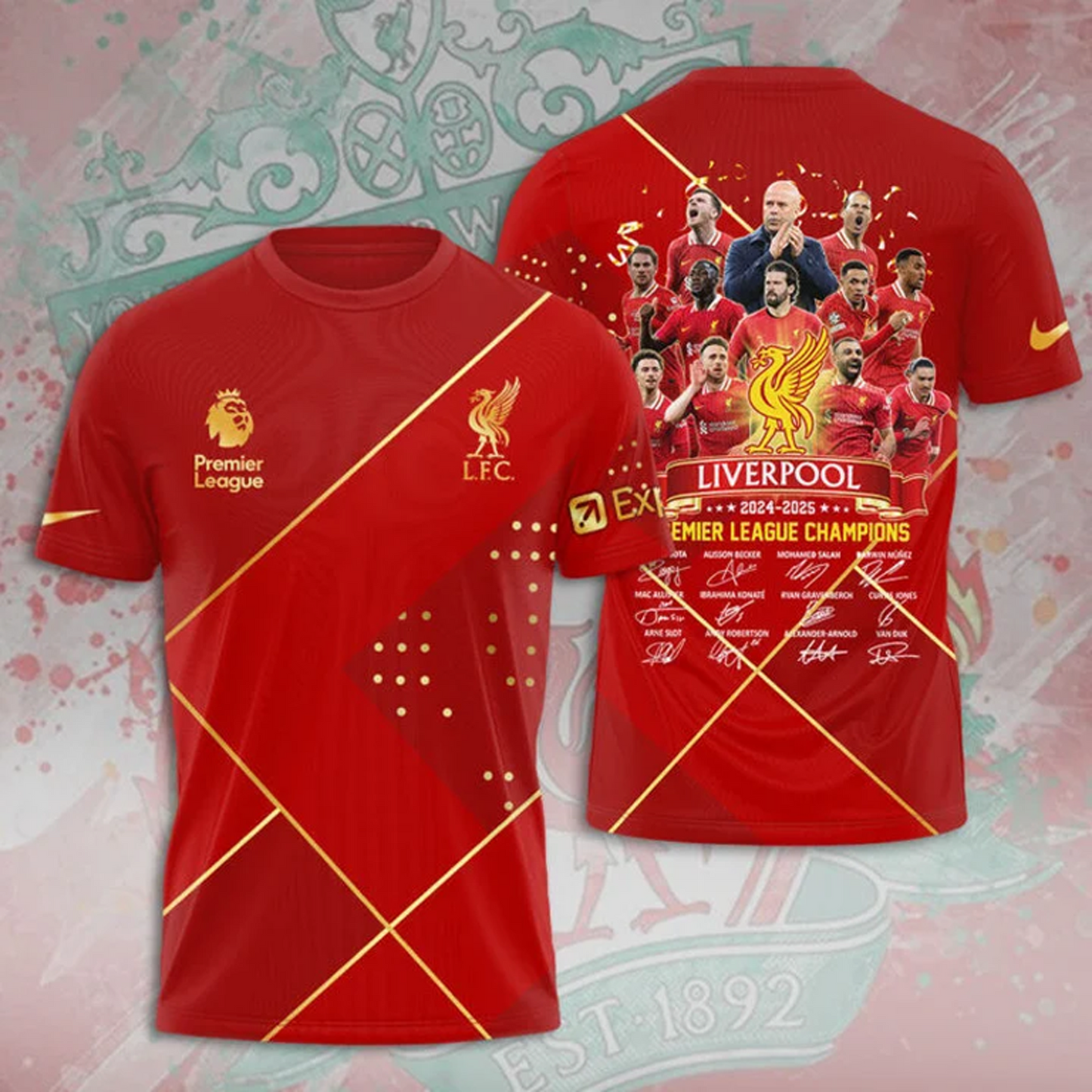 Liverpool FC Champions 3D Shirt V13 NDD