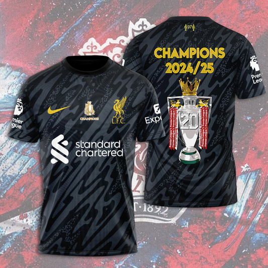 Liverpool FC Champions Premier League 3D Shirt V25 NDD