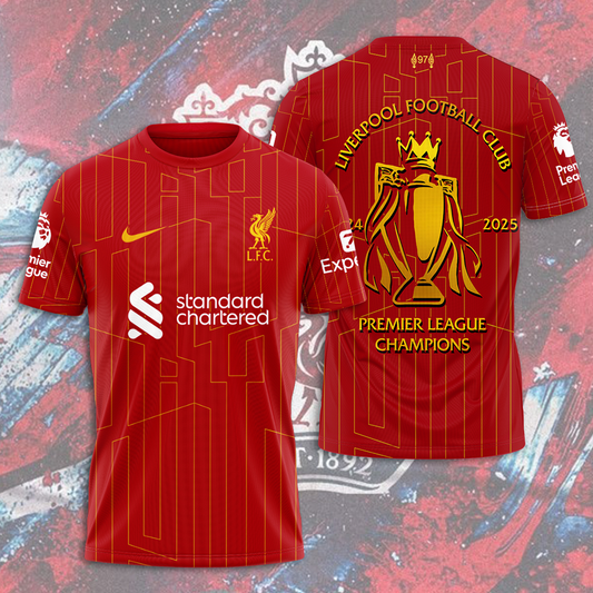Liverpool FC Champions Premier League 3D Shirt V28 NDD