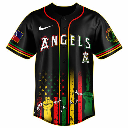 Los Angeles Angels MLB X Juneteenth Day Baseball Jerseys NDD