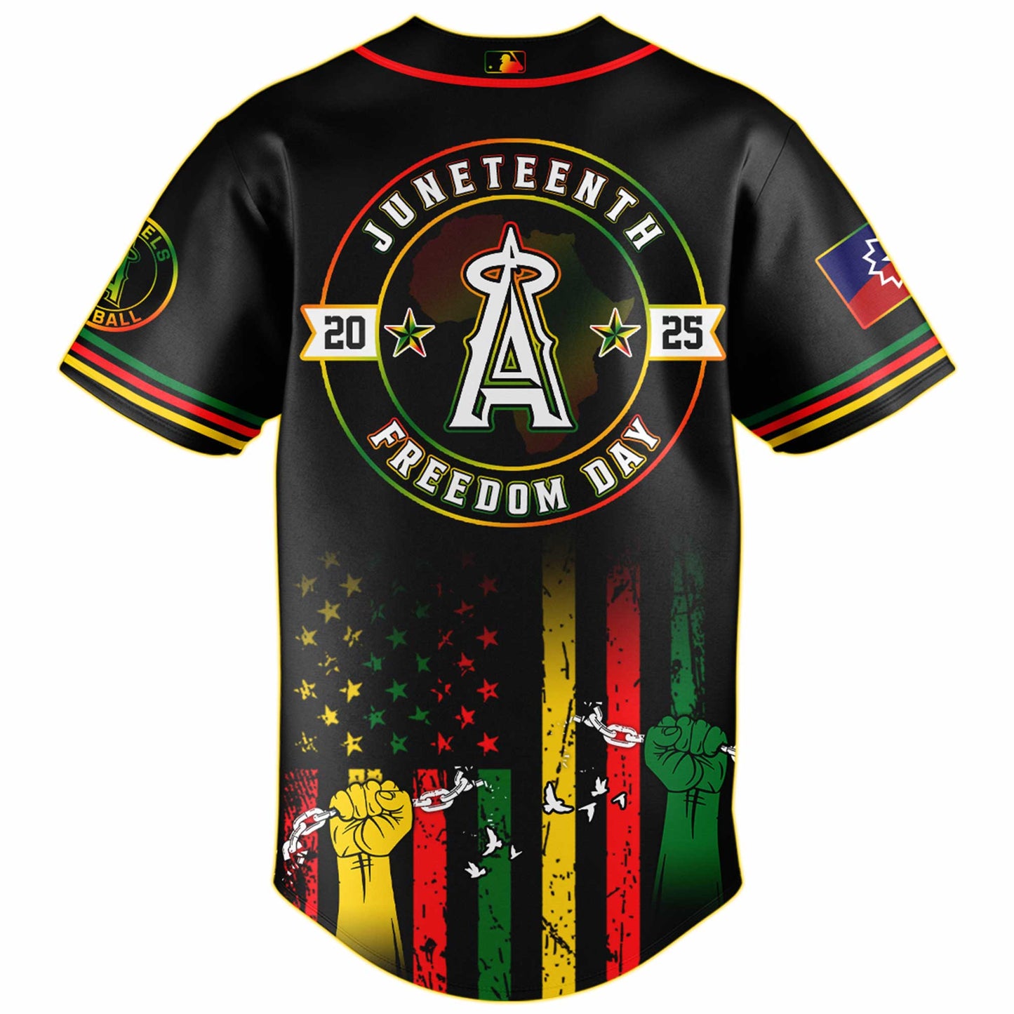 Los Angeles Angels MLB X Juneteenth Day Baseball Jerseys NDD
