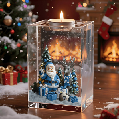 MCI x EPL Personalized Christmas Crystal Candle Holder DatND DVT